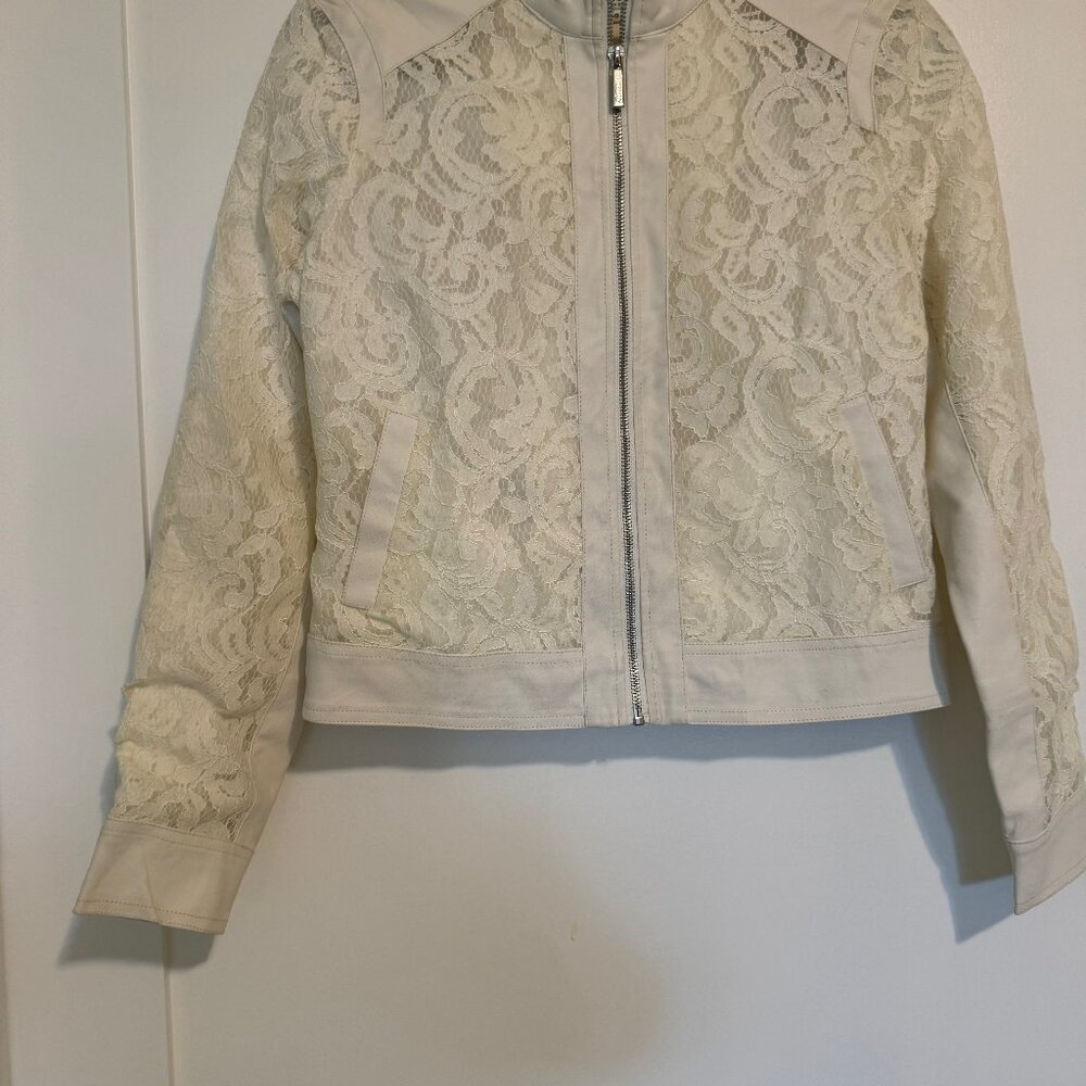 White Lace Morgan Jacket